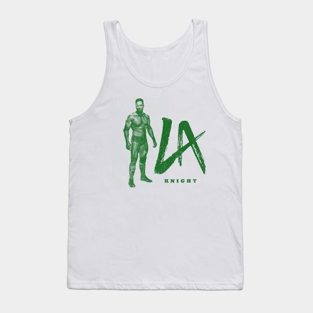 LA Knight #2 // green solid style Tank Top by Loreatees